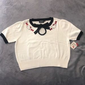 ModCloth for Hello Kitty Bow Sweater (Size XL)